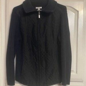 Black Croft & Barrow, Sweater coat, medium size